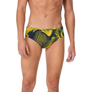 imageSpeedo Mens Swimsuit Brief Endurance Printed Team ColorsFusion NavyGold