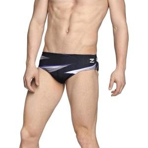 imageSpeedo Mens Swimsuit Brief Endurance Printed Team ColorsInfinite Speedo Blue
