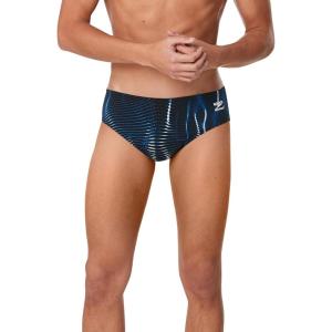 imageSpeedo Mens Swimsuit Brief Endurance Printed Team ColorsSolar Speedo Blue