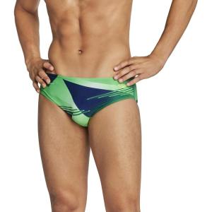 imageSpeedo Mens Swimsuit Brief ProLT Printed Team ColorsLane BlueGreen