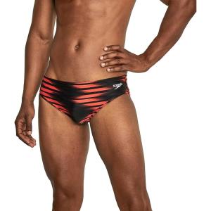 imageSpeedo Mens Swimsuit Brief ProLT Printed Team ColorsSharp High Risk Red