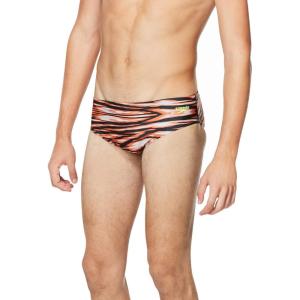 imageSpeedo Mens Swimsuit Brief ProLT Printed Team ColorsWave Speedo Orange