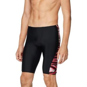 imageSpeedo Mens Swimsuit Jammer Eco ProLT Printed Team ColorsWave Speedo Red