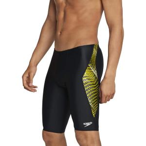 imageSpeedo Mens Swimsuit Jammer PowerFlex Printed Team ColorsCoded Speedo Yellow