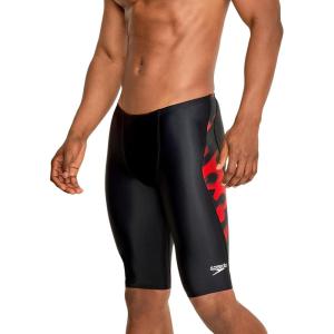 imageSpeedo Mens Swimsuit Jammer PowerFlex Printed Team ColorsWonder Speedo Red