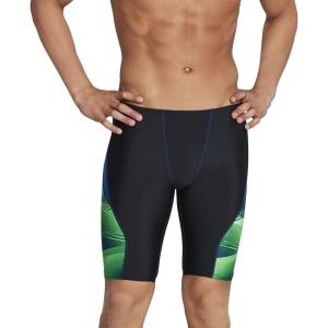 imageSpeedo Mens Swimsuit Jammer ProLT Printed Team ColorsLane BlueGreen