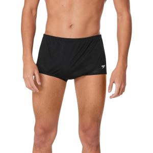 imageSpeedo Mens Swimsuit Square Leg Poly Mesh Training SuitSpeedo Black