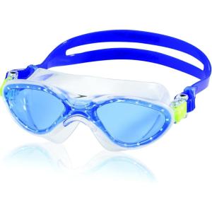 imageSpeedo UnisexChild Swim Goggles Hydrospex Mask Ages 3  6Blue Ice