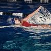 imageSpeedo Girls Swimsuit One Piece PowerFlex Flyback Solid Youth Team ColorsTeam Navy