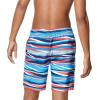 imageSpeedo Mens Swim Trunk Knee Length Boardshort Bondi StripedParty High Risk Red