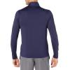 imageSpeedo UnisexAdult Uv Long Sleeve Shirt Quarter Zip Team Warm UpSpeedo Navy