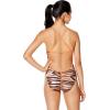 imageSpeedo Womens Swimsuit One Piece Prolt Cross Back Printed Adult Team ColorsWave Speedo Orange