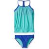 imageSpeedo Girls Swimsuit Two Piece Tankini Mesh Blouse Thin StrapDiscontinuedMint Frost