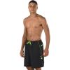 imageSpeedo Mens Marina Swim TrunkAquagon BlackGreen