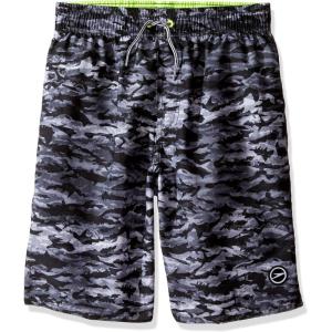 imageSpeedo Boys Swim Trunk Knee Length Printed VolleyDiscontinuedShark Speedo Black