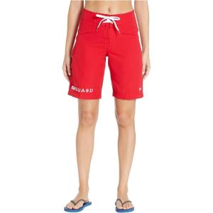 imageSpeedo Mens Guard Swim Trunk Knee Length Boardshort VolleySpeedo Red
