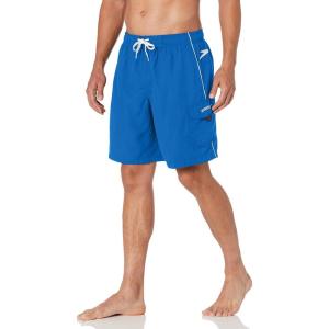 imageSpeedo Mens Marina Swim TrunkClassic BlueWhite