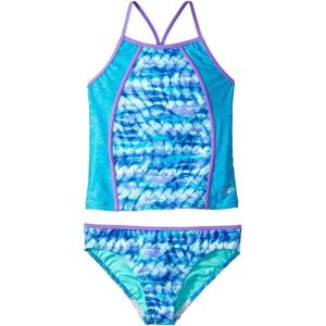 imageSpeedo Rhythmic Tie Dye Tankini Two Piece SwimsuitBlue