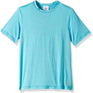 imageSpeedo Water Magic Print Reveal Rashguard Short SleeveAzure Aqua