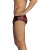 imageSpeedo Mens Swimsuit Brief PowerFlex Eco Coded Riff Team ColorsSpeedo Red
