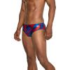 imageSpeedo Mens Swimsuit Brief PowerFlex Eco Coded Riff Team ColorsWonder RedWhiteBlue