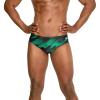 imageSpeedo Mens Swimsuit Brief PowerFlex Eco Coded Riff Team ColorsWonder Speedo Green