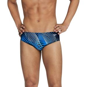 imageSpeedo Mens Swimsuit Brief PowerFlex Eco Coded Riff Team ColorsSpeedo Blue