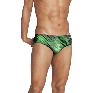 imageSpeedo Mens Swimsuit Brief PowerFlex Eco Coded Riff Team ColorsSpeedo Green