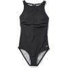 imageSpeedo Womens Swimsuit One Piece High Neck Contemporary CutNew Speedo Black