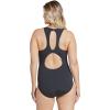 imageSpeedo Womens Swimsuit One Piece High Neck Contemporary CutNew Speedo Black
