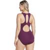 imageSpeedo Womens Swimsuit One Piece High Neck Contemporary CutPotent Purple
