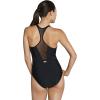 imageSpeedo Womens Swimsuit One Piece High Neck Contemporary CutSpeedo Black Zip