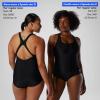 imageSpeedo Womens Swimsuit One Piece Powerflex Ultraback SolidSpeedo Blue