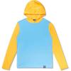 imageSpeedo Boys UV Swim Shirt Long Sleeve Tee GraphicMandarin Peel Hoodie