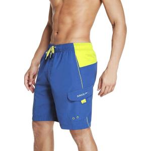 imageSpeedo Mens Swim Trunk Knee Length Marina Sport VolleyBlue Lemonade
