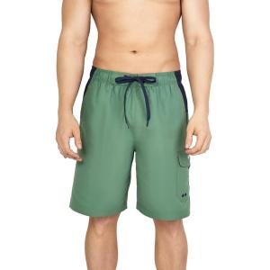 imageSpeedo Mens Swim Trunk Knee Length Marina Sport VolleyDark Ivy