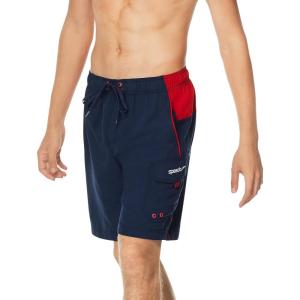 imageSpeedo Mens Swim Trunk Knee Length Marina Sport VolleyHigh Risk Red