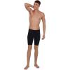 imageSpeedo Mens Swimsuit Jammer Endurance Printed Team ColorsBlackGrey