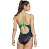 imageSpeedo Woemns Swimsuit One Piece Endurance Flyback Printed Adult Team ColorsEmerging Speedo Green