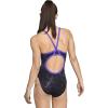 imageSpeedo Woemns Swimsuit One Piece Endurance Flyback Printed Adult Team ColorsEmerging Speedo Purple