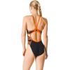 imageSpeedo Woemns Swimsuit One Piece Endurance Flyback Printed Adult Team ColorsFlowforce Speedo Orange