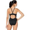imageSpeedo Woemns Swimsuit One Piece Endurance Flyback Printed Adult Team ColorsPride Speedo Black