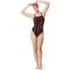 imageSpeedo Woemns Swimsuit One Piece Endurance Flyback Printed Adult Team ColorsSolar Speedo Red