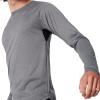 imageSpeedo Mens Uv Swim Shirt Long Sleeve Fitness RashguardBlack Heather