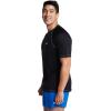 imageSpeedo Mens Uv Swim Shirt Short Sleeve Fitness RashguardLoose Speedo Black