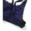imageSpeedo Womens Swimsuit Bikini TopKeyhole RedWhiteBlue