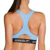 imageSpeedo Womens Swimsuit Bikini TopStripe Logo Robbia Blue