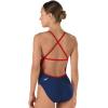 imageSpeedo Womens Swimsuit One Piece Endurance Cross Back Solid Adult Team ColorsNavyRedWhite