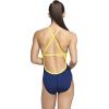 imageSpeedo Womens Swimsuit One Piece Endurance Cross Back Solid Adult Team ColorsSpark NavyGold