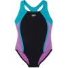 imageSpeedo Girls Swimsuit One Piece Mesh Splice Thick Strap